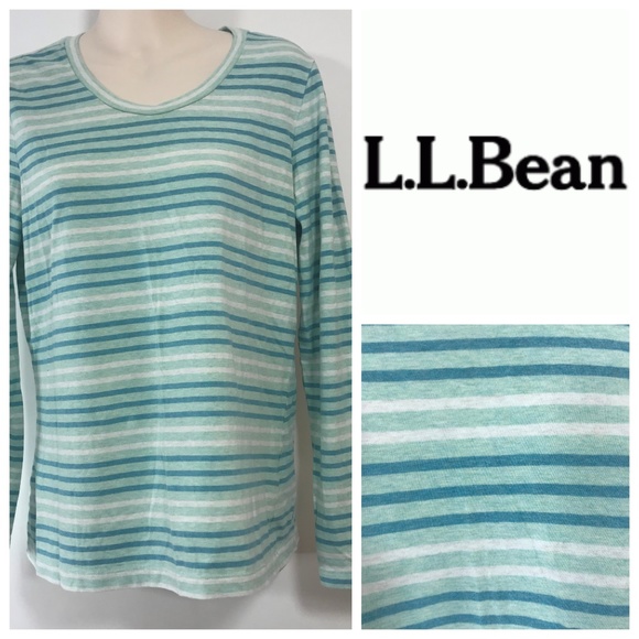 L.L. Bean Tops - ⬇️$15 LL Bean Striped Long Sleeve Top Tshirt Shirt
